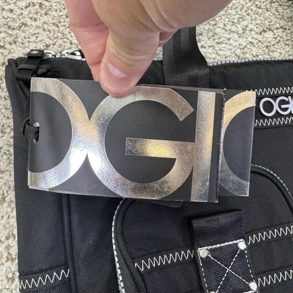 NEW OGIO Lisbon‎ Messenger Travel Work Bag Womens Black Inner And Outer Pockets
